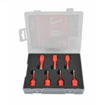 AWTOOLS AW47307 7-dielna sada HSS vrtákov DIN 338 – 2-10 mm na kov, drevo a plast