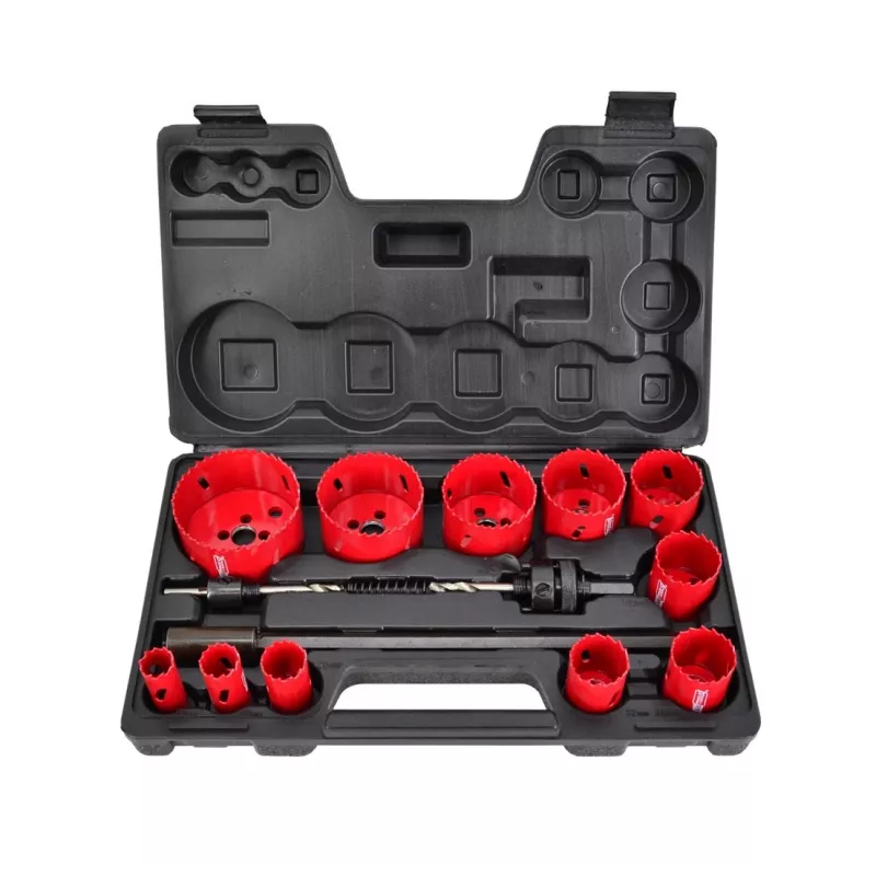 AWTOOLS AW49661 bimetalová dierová píla 60 mm s variabilným zubom na kov, drevo, plast, sadrokartón a suchú výstavbu