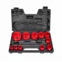 AWTOOLS AW49661 bimetalová dierová píla 60 mm s variabilným zubom na kov, drevo, plast, sadrokartón a suchú výstavbu