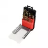 AWTOOLS kobaltová sada kovových vrtákov 19-dielna 1,0-10,0 mm HSS-Co M35 DIN 338