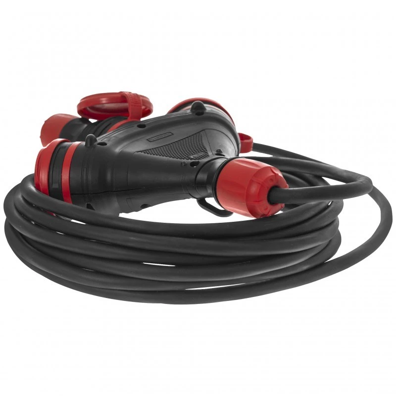 AWTOOLS EXTREME predlžovací kábel 10m 3x1,5mm² 3 zásuvky IP54 16A/4000W