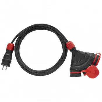 AWTOOLS EXTREME predlžovací kábel 10m 3x1,5mm² 3 zásuvky IP54 16A/4000W
