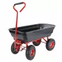 AWTOOLS záhradný vozík / sklápací vozík 4-kolesový 75L