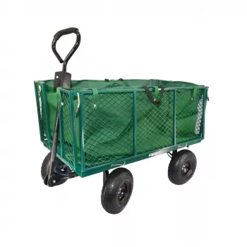 AWTOOLS záhradný prepravný vozík vysoký s krytom 300 kg