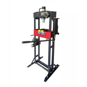 AWTOOLS Hydraulický lis s manometrom 20T PRO Black Line