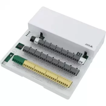 AXIS A9920 I/O reléový rozširujúci modul – 8 konfigurovateľných portov, RS485, montáž na lištu DIN