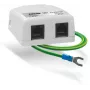 AXON NET PROTECTOR prepäťová ochrana pre Gigabit Ethernet, RJ45, ochrana 8 vodičov, na stenu, kovové puzdro