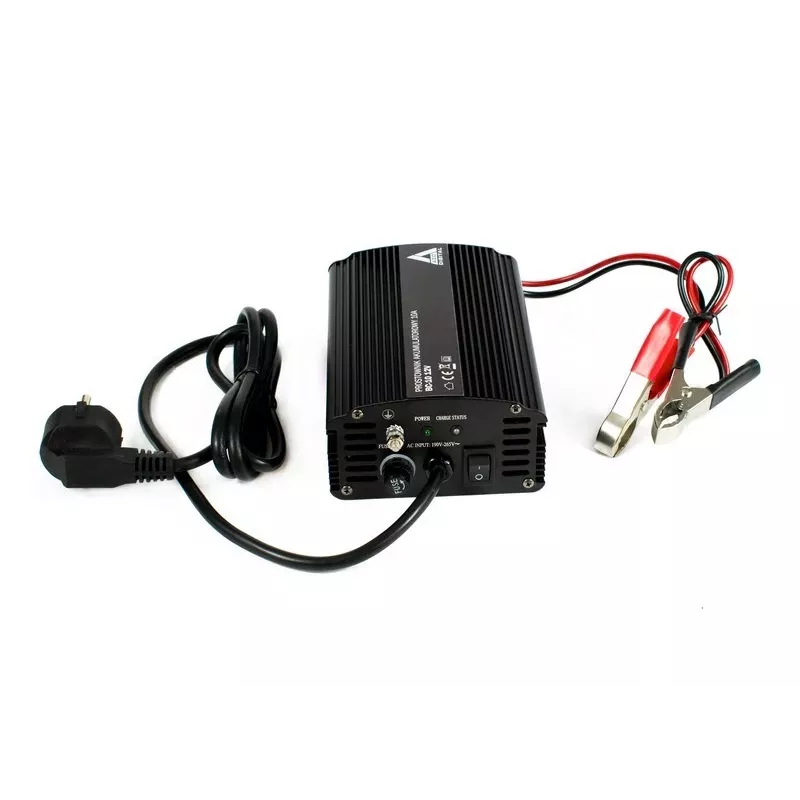 AZO Digital 12V 10A 3-stupňová automatická nabíjačka batérií pre olovené batérie (230V AC vstup, EU konektor)