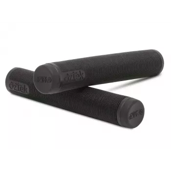Aztek Lite Grips Ruby - TPR gripy na kolobežku s rebrovaním a koncovkami riadidiel (pár)