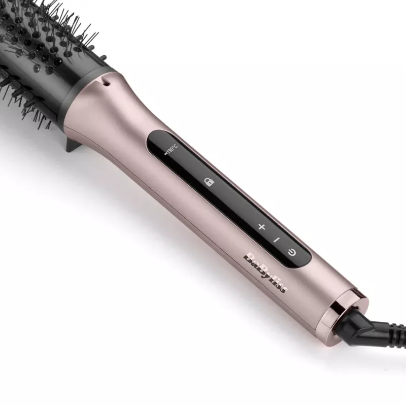 BaByliss HSB200E Volume Boost vyhrievaná žehliaca kefa – teplá ružová