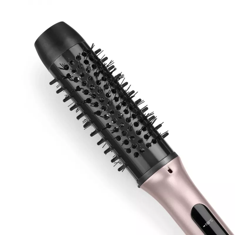 BaByliss HSB200E Volume Boost vyhrievaná žehliaca kefa – teplá ružová