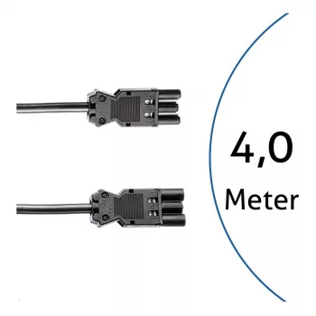 BACHMANN GST18i3 predlžovací kábel 4m čierny