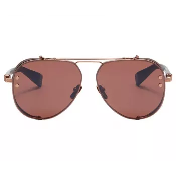 BALMAIN BPS-125E-62 pánske pilotné slnečné okuliare gunmetal sivé 62mm