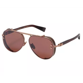 BALMAIN BPS-125E-62 pánske pilotné slnečné okuliare gunmetal sivé 62mm