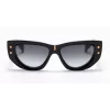 Balmain BPS-151A-55 dámske slnečné okuliare čierny acetát sivé polykarbonátové sklo 55 mm