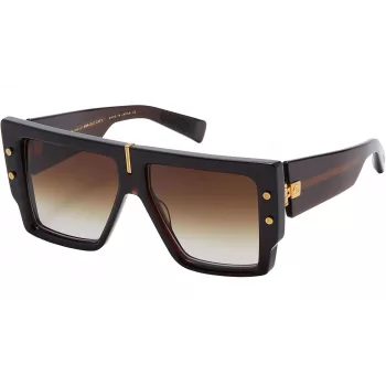 BALMAIN dámske slnečné okuliare BPS-144C-57 cat eye acetátový rám sivé sklá 57/14/145 mm