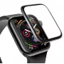 Baseus 0,23 mm zakrivené pancierové sklo ochrana displeja pre Apple Watch 38 mm čierna (SGAPWA4-C01)