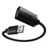 Baseus AirJoy Series USB 2.0 predlžovací kábel 1,5 m čierny