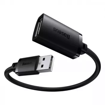 Baseus AirJoy Series USB 2.0 predlžovací kábel 1,5 m čierny