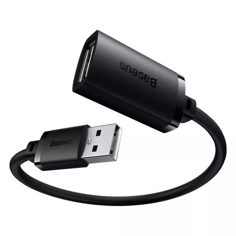 Baseus AirJoy Series USB 2.0 predlžovací kábel 1,5 m čierny