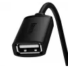 Baseus AirJoy Series USB 2.0 predlžovací kábel 1,5 m čierny