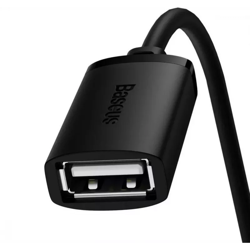 Baseus AirJoy Series USB 2.0 predlžovací kábel 1,5 m čierny