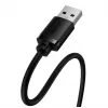 Baseus AirJoy Series USB 2.0 predlžovací kábel 1,5 m čierny