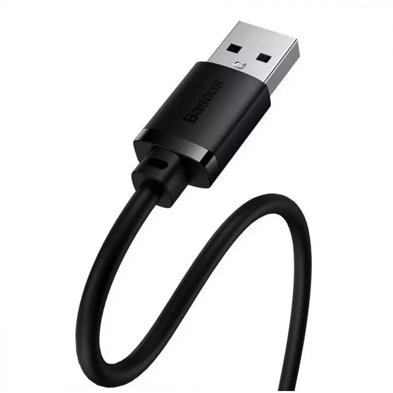 Baseus AirJoy Series USB 2.0 predlžovací kábel 1,5 m čierny