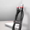 Baseus Cafule kábel odolný nylonový oplet USB-A na USB-C QC3.0 2A 3M červený (CATKLF-U09)