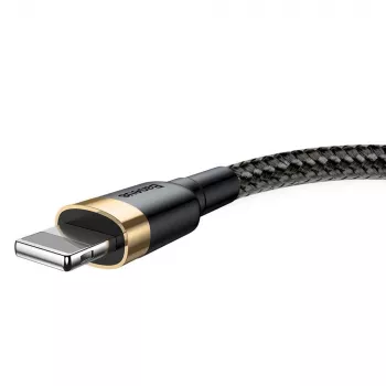 Baseus Cafule Lightning kábel 2A 3m zlatý/čierny (CALKLF-RV1)