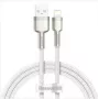 Baseus Cafule Metal kábel USB-A na Lightning 1,0m 2,4A biely