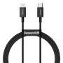 Baseus Superior Series Kábel USB-C na Lightning, 20W PD, 1 m, Čierny (CATLYS-A01)