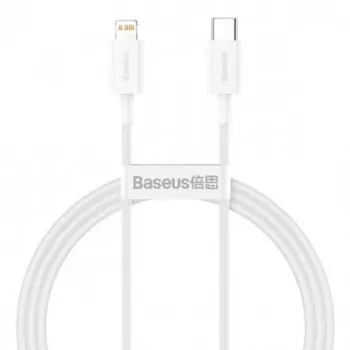 Baseus Superior Series USB-C na Lightning kábel, 20W PD, 1 m, biela (CATLYS-A02)