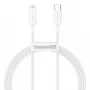 Baseus Superior Series Kábel USB-C na Lightning, 20W PD, 1 m, biely (CATLYS-A02)