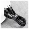 Baseus Cafule USB 2.0 Type-A na Micro B konektor samec-konektor samec kábel 2m (čierny)
