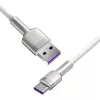 Baseus Cafule USB-A na USB-C kábel, 66W, 1m, biely
