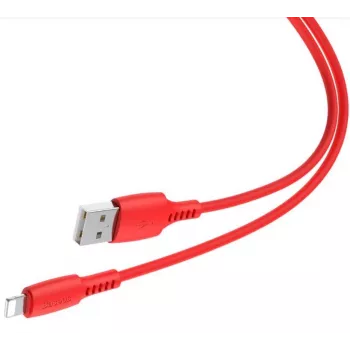 Baseus Colorful kábel USB-A na Lightning 2.4A 1.2m červený