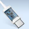 Baseus Encok C17 In-Ear káblové slúchadlá s USB Type-C mikrofónom biela (NGCR010002)