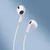 Baseus Encok C17 In-Ear káblové slúchadlá s USB Type-C mikrofónom biela (NGCR010002)
