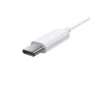Baseus Encok C17 In-Ear káblové slúchadlá s USB Type-C mikrofónom biela (NGCR010002)