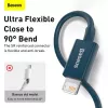 Baseus Lightning Superior Series kábel, rýchle nabíjanie, dáta 2,4A, 1m modrý (CALYS-A03)