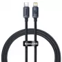 Baseus Lightning na USB-C PD QC kábel 20W 480Mbps 1,2m čierny