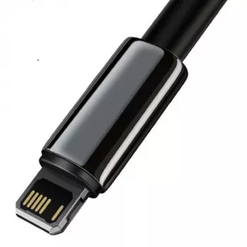 Baseus Lightning kábel Tungsten Series 2.4A, 1m čierny (CALWJ-01)