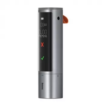 Baseus SafeJourney Pro auto alkohol tester, sivý, USB-C, 470 mAh