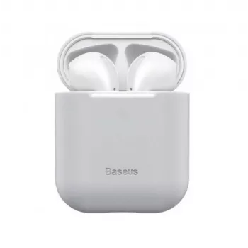 Baseus Silica Series Ultra-Thin silikónové ochranné puzdro pre AirPods 1/2 sivé