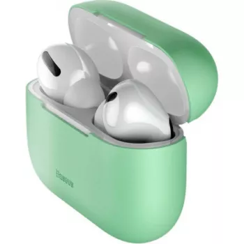 Baseus silikónové ochranné puzdro pre Apple AirPods Pro zelená