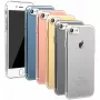 Baseus Simple Series puzdro pre Apple iPhone 7, transparentná ružové zlato