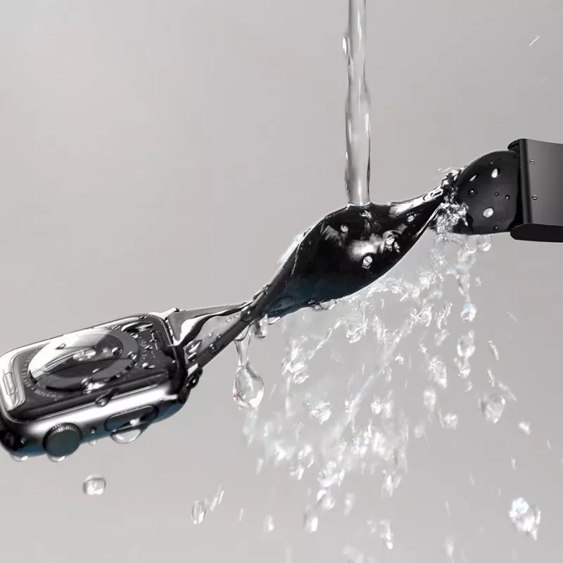 Baseus Slip-Thru náramok pre Apple Watch 3/4/5/6/SE 38mm/40mm čierny (LBWSE-01)