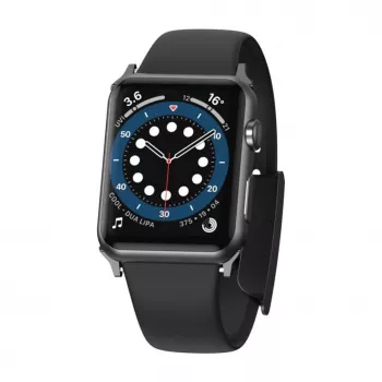 Baseus Slip-Thru náramok pre Apple Watch 3/4/5/6/SE 38mm/40mm čierny (LBWSE-01)