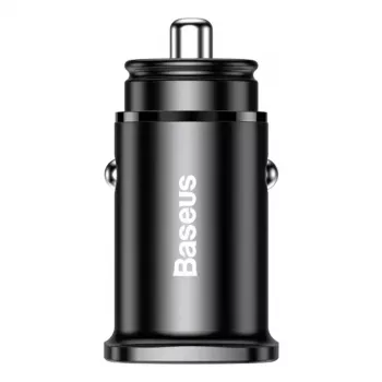Baseus Square nabíjačka do auta PPS QC4.0 / PD3.0 5A 30W (čierna)